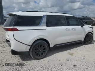 2023 Kia Carnival SX with VIN KNDNE5H35P6222267, listed as a Copart auction lot 45016015 with 45,810 mi miles and Non Repairable. Bid and sale history available at carsss.com. Image 3.