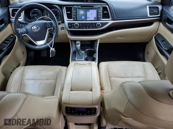 2016 Toyota Highlander Hybrid Limited with VIN 5TDDCRFH5GS014218, listed as a Copart auction lot 71831924 with 128,058 mi miles and Salvage Title. Bid and sale history available at carsss.com. Image 8.
