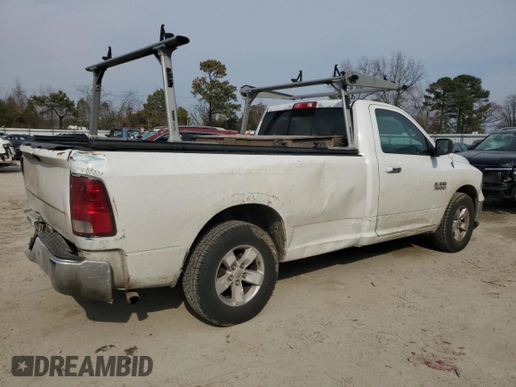 2013 Ram 1500 SLT with VIN 3C6JR6EP4DG531634, listed as a Copart auction lot 46142845 with 279,648 mi miles and Salvage title. Bid and sale history available at DreamBid. Image 3.