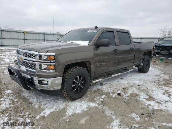 2014 Chevrolet Silverado 1500 LT with VIN 3GCUKRECXEG539604, listed as a Copart auction lot 45855255 with 193,714 mi miles and Salvage Title. Bid and sale history available at carsss.com. Image 1.
