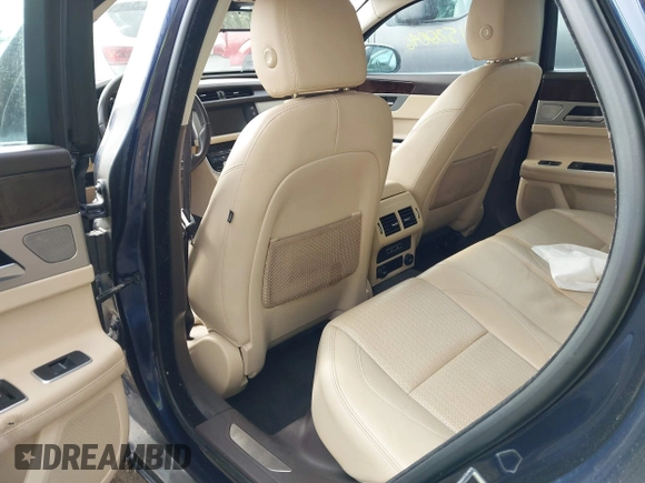 2018 Jaguar XF with VIN SAJBE4EV5JCY56577, listed as a IAAI auction lot 41914319 with 90,307 mi miles and . Bid and sale history available at DreamBid. Image 8.