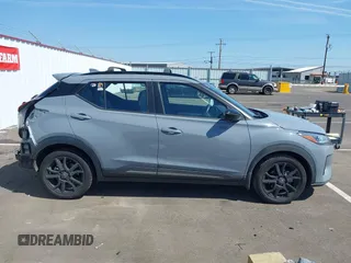2021 Nissan Kicks SR with VIN 3N1CP5DV5ML531704, listed as a IAAI auction lot 42023077 with 55,452 mi miles and . Bid and sale history available at DreamBid. Image 14.