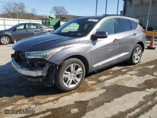 2020 Acura RDX w/Advance Pkg with VIN 5J8TC2H76LL000025, listed as a Copart auction lot 48022725 with 161,677 mi miles and Salvage Title. Bid and sale history available at carsss.com. Image 1.