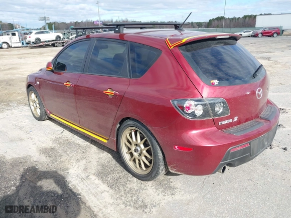 2008 Mazda Mazda3 s Grand Touring with VIN JM1BK344581106824, listed as a IAAI auction lot 41744215 with 229,653 mi miles. Bid and sale history available at carsss.com. Image 3.