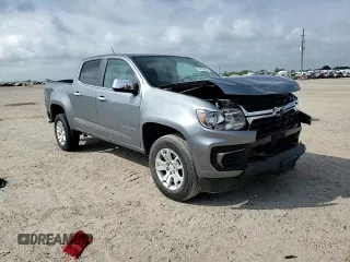 2022 Chevrolet Colorado 2WD LT with VIN 1GCGSCEN1N1222921, listed as a Copart auction lot 58193695 with 53,422 mi miles and Salvage title. Bid and sale history available at DreamBid. Image 13.