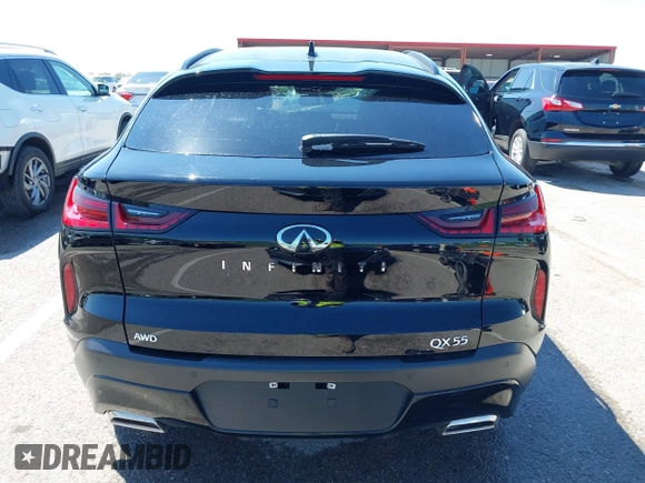 2023 Infiniti QX55 Essential z VIN 3PCAJ5KR0PF117311, wystawiony jako IAAI lot #42050398 z przebiegiem 16 028 mil mil oraz . Historia ofert i sprzedaży dostępna na DreamBid. Obrazek 17.