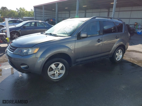 2007 Mitsubishi Outlander LS with VIN JA4MT31X27U015019, listed as a IAAI auction lot 41967034 with 287,541 mi miles. Bid and sale history available at carsss.com. Image 2.