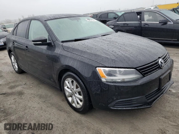 2012 Volkswagen Jetta Sedan SE w/Convenience & Sunroof with VIN 3VWDX7AJ2CM344828, listed as a Copart auction lot 49746154 with 81,927 mi miles and Salvage Title. Bid and sale history available at carsss.com. Image 4.