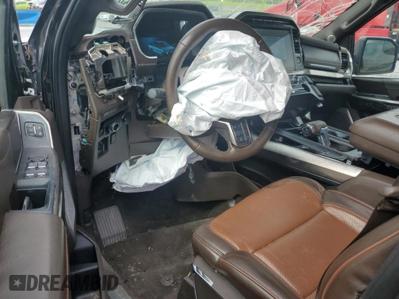 2023 Ford F-150 XL with VIN 1FTEW1C83PFA84267, listed as a Copart auction lot 65042545 with 54,508 mi miles and Salvage title. Bid and sale history available at DreamBid. Image 8.