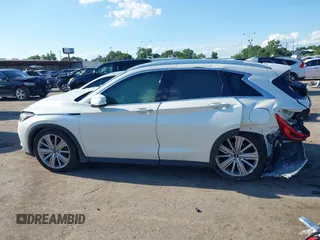 2020 Infiniti QX50 Luxe with VIN 3PCAJ5M15LF120478, listed as a IAAI auction lot 42212236 with 85,851 mi miles and . Bid and sale history available at DreamBid. Image 14.