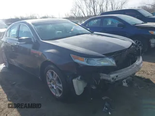 2009 Acura TL Tech with VIN 19UUA86579A018035, listed as a IAAI auction lot 41875207 with 266,770 mi miles. Bid and sale history available at carsss.com. Image 1.