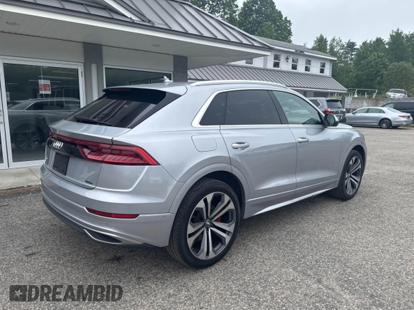 2019 Audi Q8 Premium Plus with VIN WA1BVAF19KD030815, listed as a IAAI auction lot 42471759 with 121,239 mi miles and . Bid and sale history available at DreamBid. Image 4.