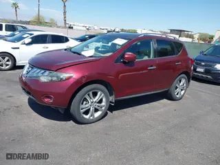 2009 Nissan Murano SL with VIN JN8AZ18W89W138151, listed as a IAAI auction lot 42053921 with 98,498 mi miles. Bid and sale history available at carsss.com. Image 2.