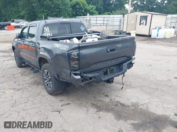 2022 Toyota Tacoma SR with VIN 3TMCZ5AN2NM507478, listed as a IAAI auction lot 42425907 with 40,796 mi miles and . Bid and sale history available at DreamBid. Image 3.