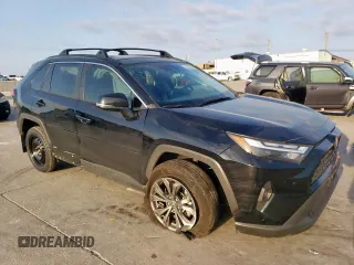 2024 Toyota RAV4 Hybrid XLE Premium with VIN 4T3B6RFV9RU158019, listed as a Copart auction lot 53633225 with 9,417 mi miles and Salvage Title. Bid and sale history available at carsss.com. Image 4.