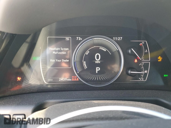 2024 Lexus ES 300h Luxury с VIN 58AEA1C16RU047265, выставлен на аукционе Copart как лот 41877325 с пробегом 2 439 миль миль и Списание • Salvage title. История ставок и продаж доступна на DreamBid. Изображение 9.