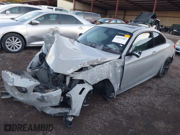 2016 BMW 2 Series 228i xDrive with VIN WBA1G9C59GVX96995, listed as a IAAI auction lot 41071402 with Not Provided miles and . Bid and sale history available at carsss.com. Image 2.