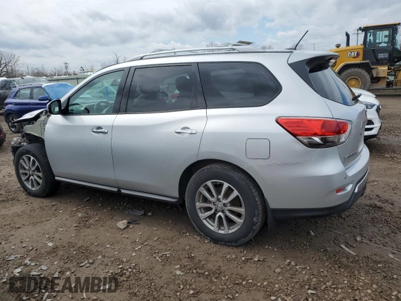 2014 Nissan Pathfinder S z VIN 5N1AR2MM5EC686489, wystawiony jako Copart lot #48663215 z przebiegiem 129 008 mil mil oraz Szkoda całkowita • Salvage title. Historia ofert i sprzedaży dostępna na DreamBid. Obrazek 2.