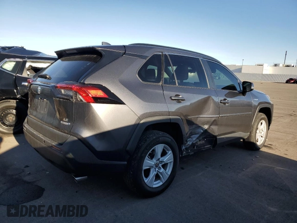 2021 Toyota RAV4 Hybrid LE with VIN 4T3MWRFV2MU020646, listed as a Copart auction lot 75731394 with 14,213 mi miles and Salvage Title. Bid and sale history available at carsss.com. Image 3.