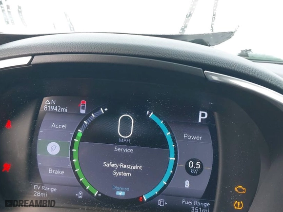 2019 Chevrolet Volt Premier with VIN 1G1RD6S5XKU130119, listed as a IAAI auction lot 41620546 with 81,942 mi miles. Bid and sale history available at carsss.com. Image 16.