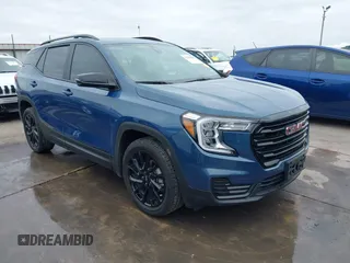 2024 GMC Terrain SLE with VIN 3GKALMEG4RL238558, listed as a IAAI auction lot 41592960 with 15,498 mi miles. Bid and sale history available at carsss.com. Image 1.