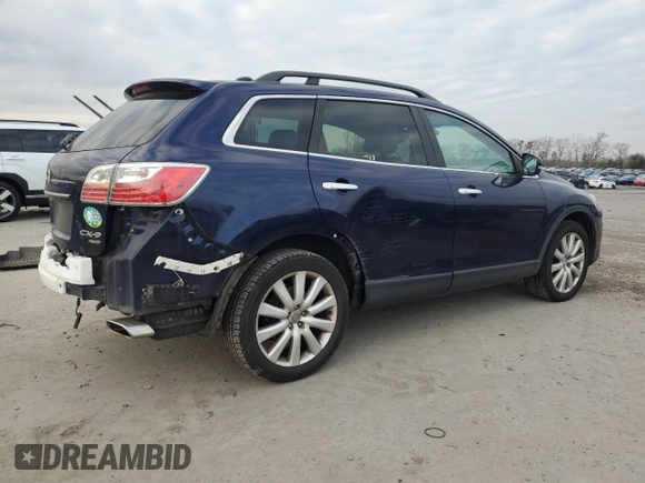 2010 Mazda CX-9 Grand Touring with VIN JM3TB3MA6A0234339, listed as a Copart auction lot 85976804 with 246,500 mi miles and Salvage Title. Bid and sale history available at DreamBid. Image 3.
