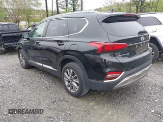 2019 Hyundai Santa Fe SEL with VIN 5NMS33AD0KH085380, listed as a IAAI auction lot 41970730 with 174,126 mi miles and . Bid and sale history available at DreamBid. Image 3.