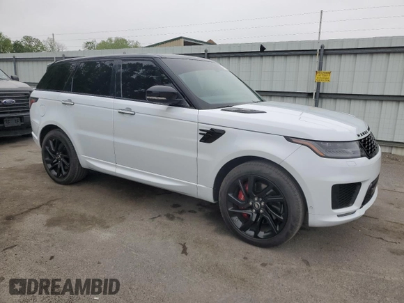 2019 Land Rover Range Rover Sport HSE Dynamic with VIN SALWV2SV1KA416225, listed as a Copart auction lot 56634915 with 26,364 mi miles and Clean Title. Bid and sale history available at DreamBid. Image 4.