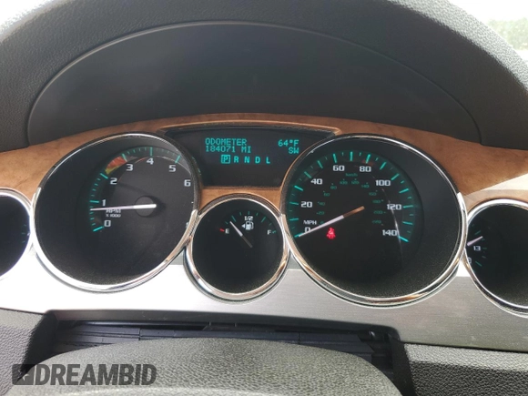 2011 Buick Enclave CXL-1 with VIN 5GAKRBED2BJ402476, listed as a Copart auction lot 49407085 with 184,071 mi miles and Salvage Title. Bid and sale history available at carsss.com. Image 9.
