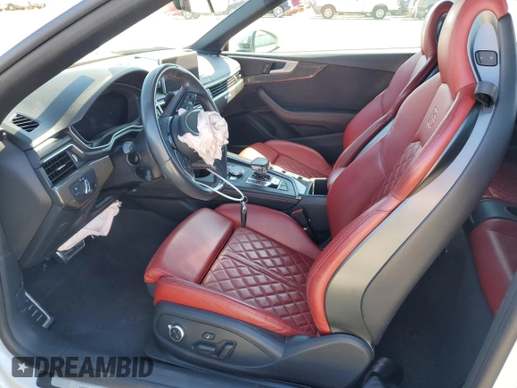 2018 Audi S5 Premium Plus z VIN WAUY4GF57JN012912, wystawiony jako Copart lot #66726403 z przebiegiem 44 438 mil mil oraz . Historia ofert i sprzedaży dostępna na DreamBid. Obrazek 7.