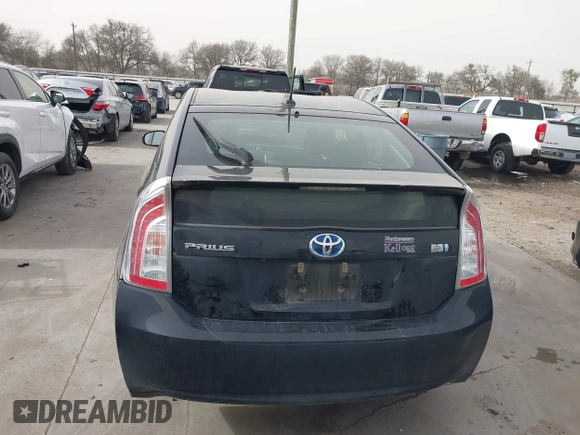 2013 Toyota Prius One with VIN JTDKN3DU3D1724080, listed as a IAAI auction lot 41726093 with 90,129 mi miles. Bid and sale history available at carsss.com. Image 16.