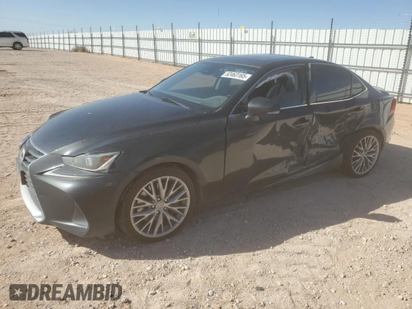 2017 Lexus IS 200t z VIN JTHBA1D24H5045236, wystawiony jako Copart lot #52463165 z przebiegiem 80 430 mil mil oraz Szkoda całkowita • Salvage title. Historia ofert i sprzedaży dostępna na DreamBid. Obrazek 1.