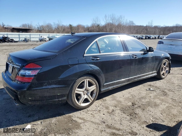 2009 Mercedes-Benz S-Class 5.5L V8 with VIN WDDNG86X69A271016, listed as a Copart auction lot 47071565 with 117,267 mi miles and Clean Title. Bid and sale history available at carsss.com. Image 3.