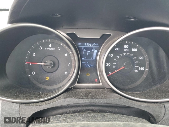 2012 Hyundai Veloster w/Black Int with VIN KMHTC6AD9CU044998, listed as a Copart auction lot 61774285 with 199,415 mi miles and Non repairable. Bid and sale history available at DreamBid. Image 9.