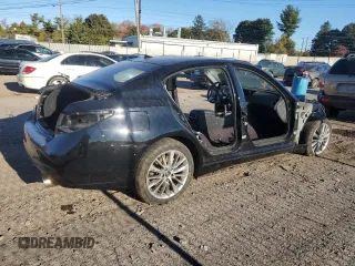 2020 Infiniti Q50 Luxe with VIN JN1EV7AR5LM257295, listed as a Copart auction lot 76264494 with Not Provided miles and Salvage Title. Bid and sale history available at DreamBid. Image 3.