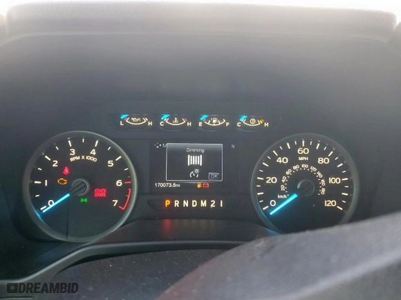 2016 Ford F-150 XLT with VIN 1FTEW1EF3GKD51572, listed as a Copart auction lot 49282255 with 170,073 mi miles and Salvage Title. Bid and sale history available at carsss.com. Image 9.