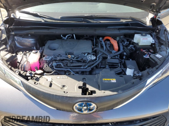 2024 Toyota Sienna XLE with VIN 5TDYSKFC1RS149845, listed as a Copart auction lot 54313515 with 10,753 mi miles and Salvage title. Bid and sale history available at DreamBid. Image 12.