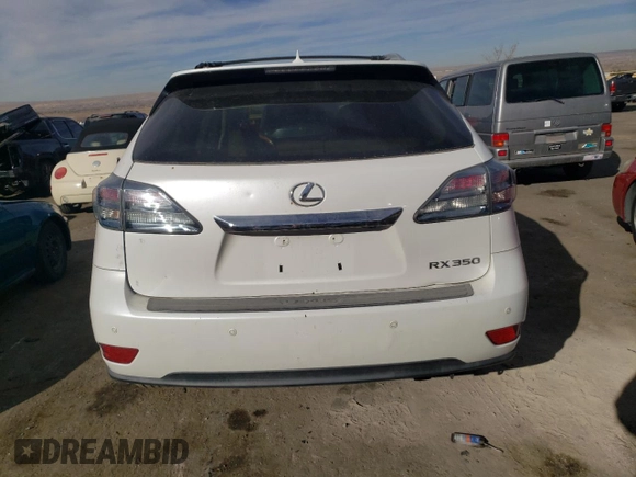 2012 Lexus RX 350 with VIN 2T2ZK1BA5CC083394, listed as a Copart auction lot 43166365 with 214,776 mi miles and Salvage Title. Bid and sale history available at carsss.com. Image 6.