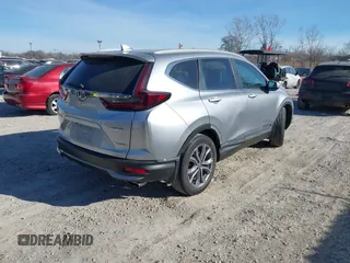 2020 Honda CR-V Touring with VIN 2HKRW2H92LH608050, listed as a IAAI auction lot 41431224 with 52,678 mi miles and . Bid and sale history available at DreamBid. Image 4.