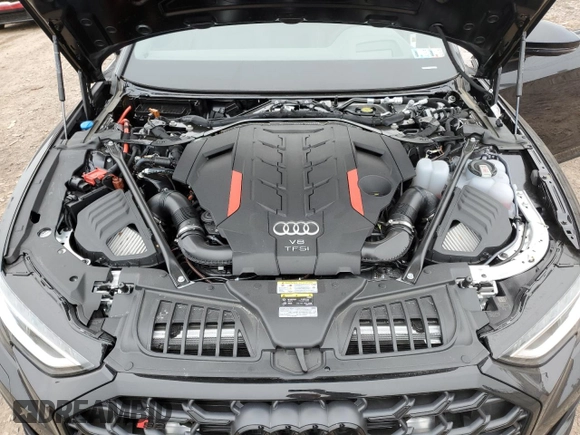 2024 Audi S8 with VIN WAULSAF89RN015605, listed as a Copart auction lot 51800405 with 2,274 mi miles and Salvage Title. Bid and sale history available at DreamBid. Image 11.