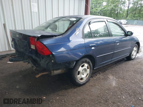 2005 Honda Civic z VIN JHMES96615S013947, wystawiony jako IAAI lot #42256113 z przebiegiem 186 062 mil mil oraz . Historia ofert i sprzedaży dostępna na DreamBid. Obrazek 4.