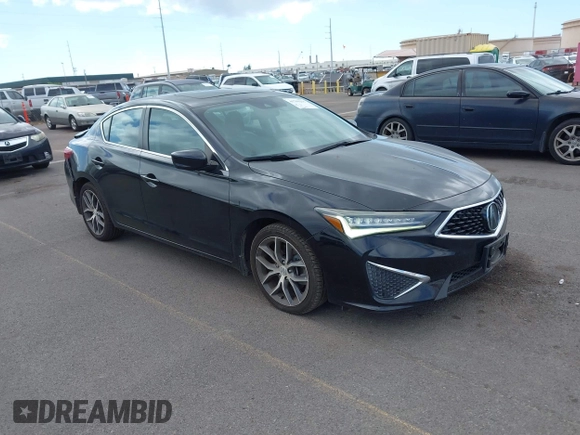 2020 Acura ILX w/Premium Pkg with VIN 19UDE2F78LA007717, listed as a IAAI auction lot 41709255 with 36,673 mi miles. Bid and sale history available at carsss.com. Image 1.