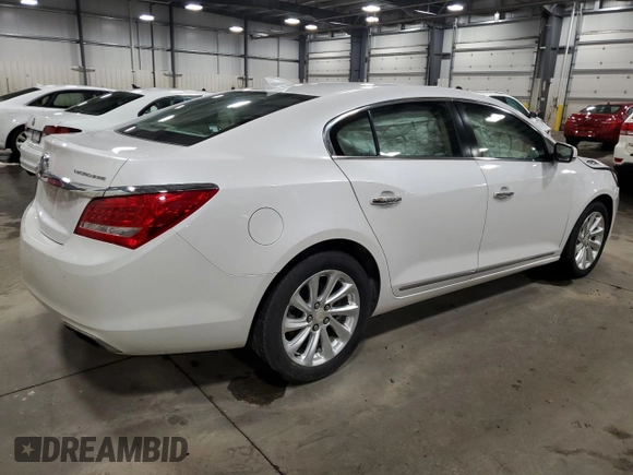 2015 Buick LaCrosse Leather with VIN 1G4GB5G37FF249435, listed as a Copart auction lot 51358105 with 142,443 mi miles and Salvage Title. Bid and sale history available at carsss.com. Image 3.