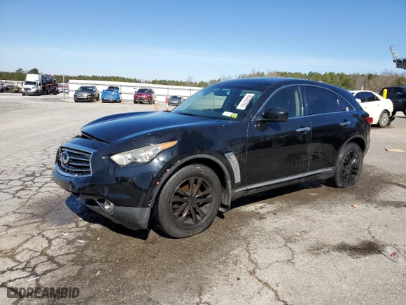 2012 Infiniti FX35 with VIN JN8AS1MW2CM150213, listed as a Copart auction lot 45325165 with NaN miles and Salvage Title. Bid and sale history available at carsss.com. Image 1.