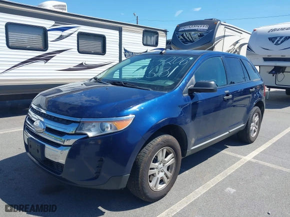 2012 Ford Edge SE with VIN 2FMDK3GCXCBA41943, listed as a IAAI auction lot 42066581 with 242,132 mi miles. Bid and sale history available at carsss.com. Image 2.