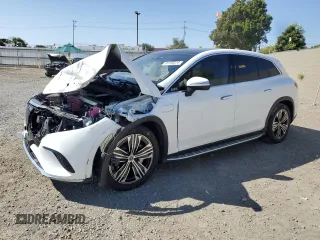 2023 Mercedes-Benz EQS with VIN 4JGDM2EB6PA016862, listed as a Copart auction lot 65168574 with 27,562 mi miles and Salvage Title. Bid and sale history available at carsss.com. Image 1.