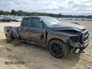 2017 Ram 1500 Express with VIN 1C6RR6FT3HS866090, listed as a Copart auction lot 65961474 with 91,814 mi miles and Salvage title. Bid and sale history available at DreamBid. Image 4.
