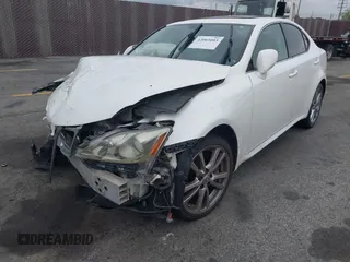2006 Lexus IS 350 with VIN JTHBE262665005728, listed as a IAAI auction lot 42065003 with Not Provided miles and . Bid and sale history available at DreamBid. Image 2.