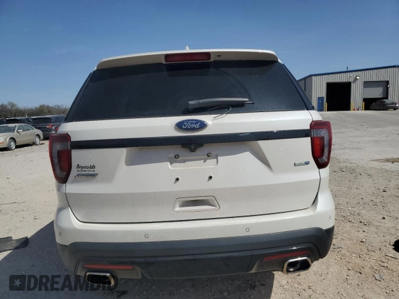 2017 Ford Explorer Sport with VIN 1FM5K8GTXHGA16039, listed as a Copart auction lot 49606295 with 89,697 mi miles and Salvage title. Bid and sale history available at DreamBid. Image 6.