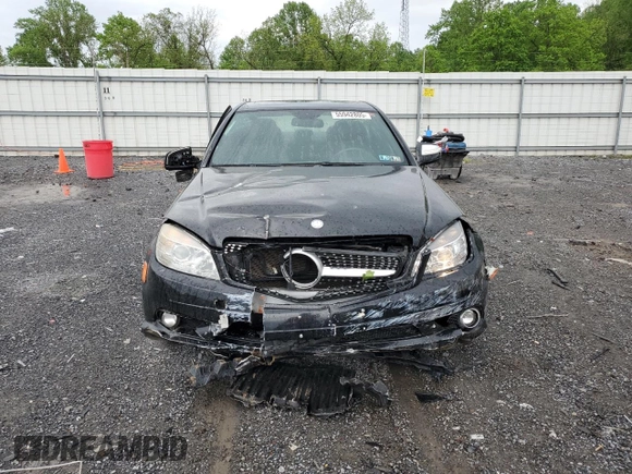 2008 Mercedes-Benz C 300 Sport with VIN WDDGF81X78F190434, listed as a Copart auction lot 55942805 with 158,146 mi miles and Salvage Title. Bid and sale history available at DreamBid. Image 5.